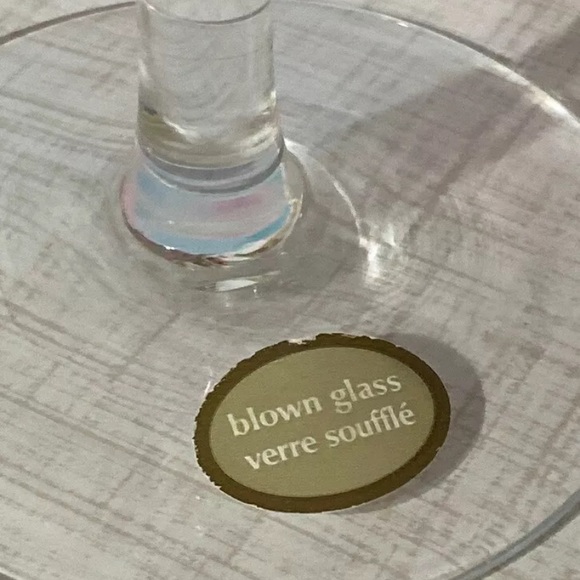 💫HOST PICK💫Verre Soufflé “Confetti” Blown Glass 16 Oz Wine Water Goblet NWOT - Picture 7 of 8